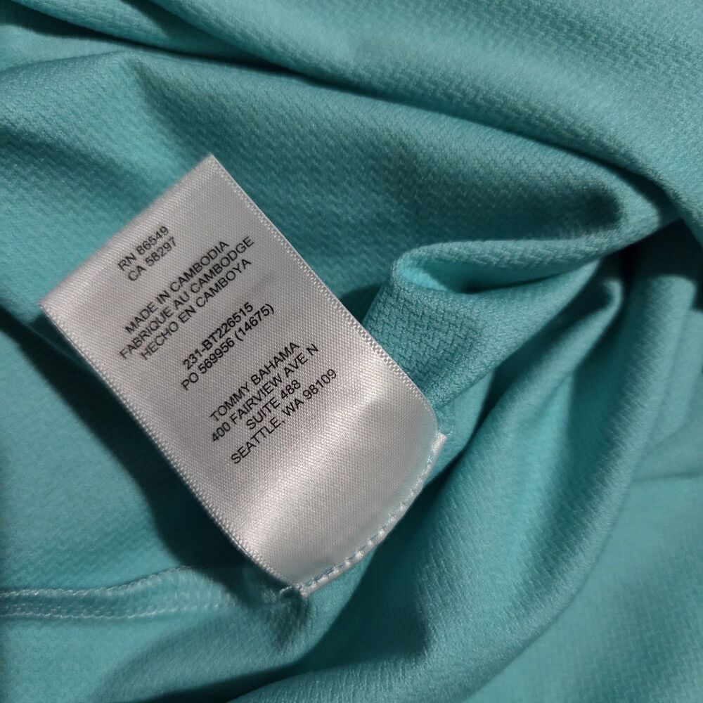 Tommy Bahama Golf Shirt Polo San Raphael IslandZone 3XLB Blue Polyester - Picture 5 of 7